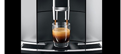 Jura E6 Platin extrakční proces